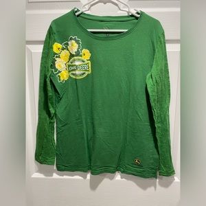 John Deere Large Green Long sleeve